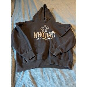 Vintage Von Lauren Apparel New Orleans Saints Hoodie size XL‎